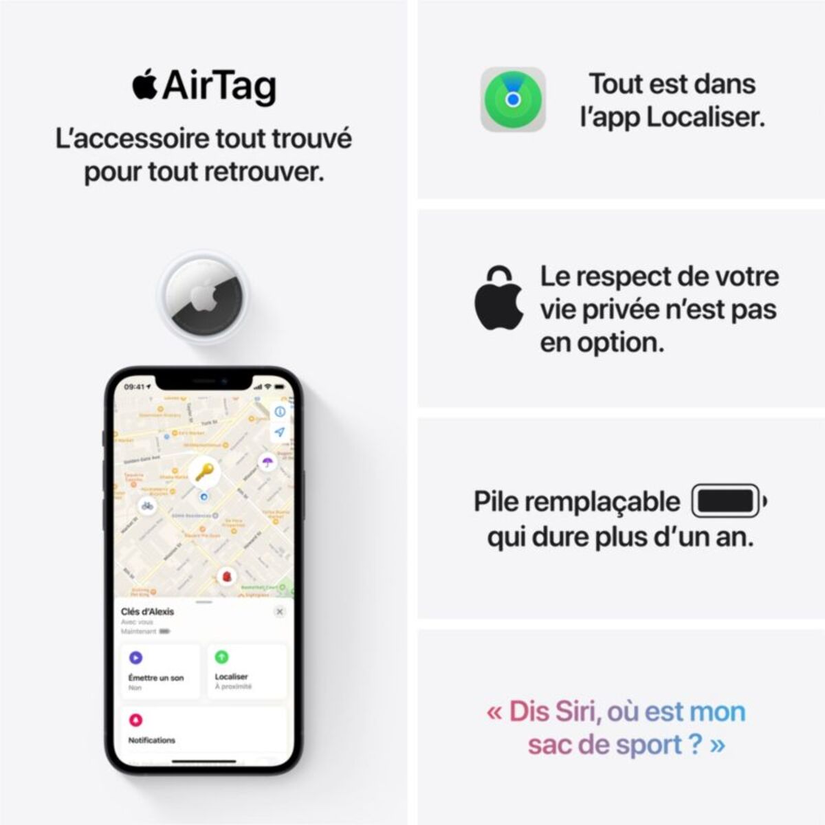 Tracker bluetooth APPLE AirTag