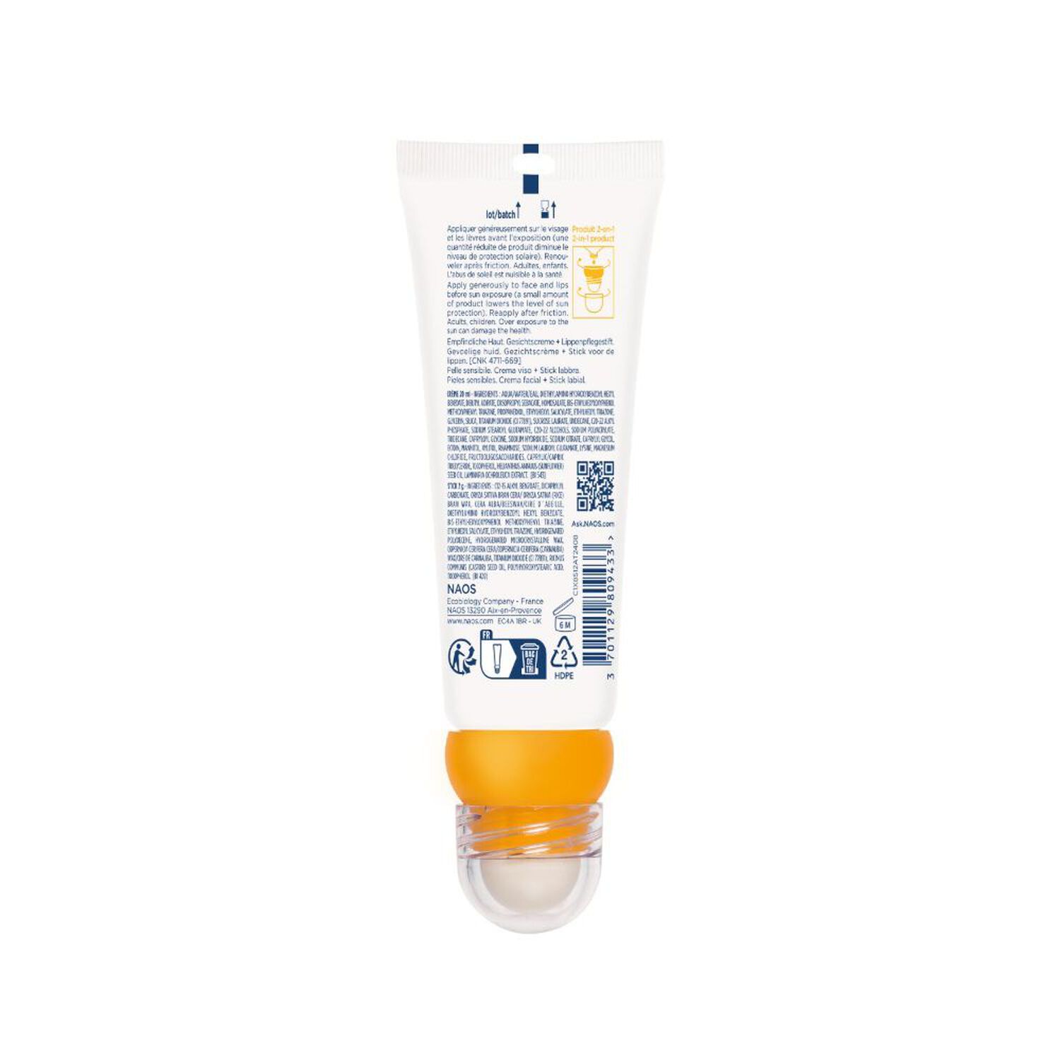 Photoderm Duo Ski SPF50+ - Crème Visage 20ml & Stick Lèvres 2g
