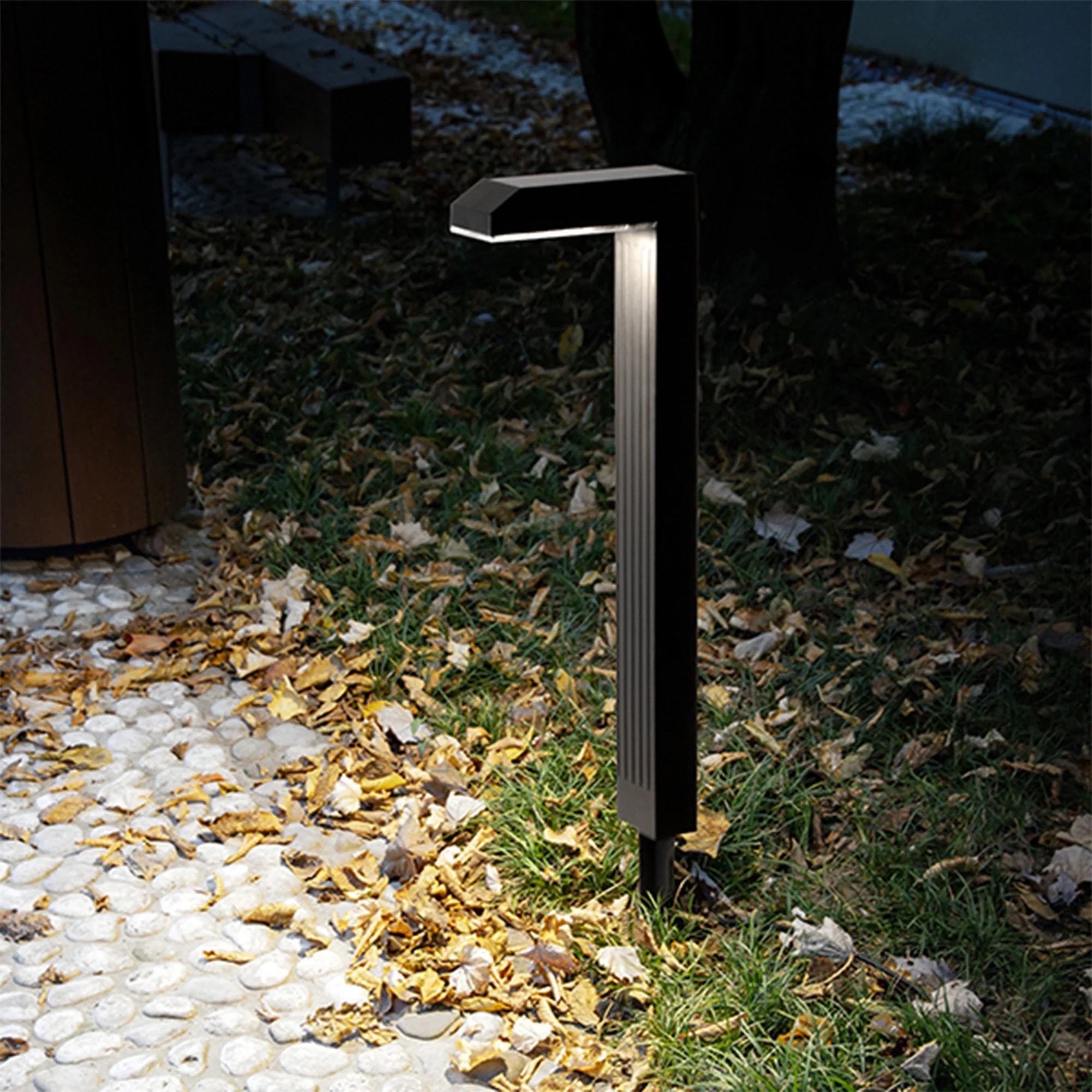 4 Potelet solaire à piquer TORLY H49CM