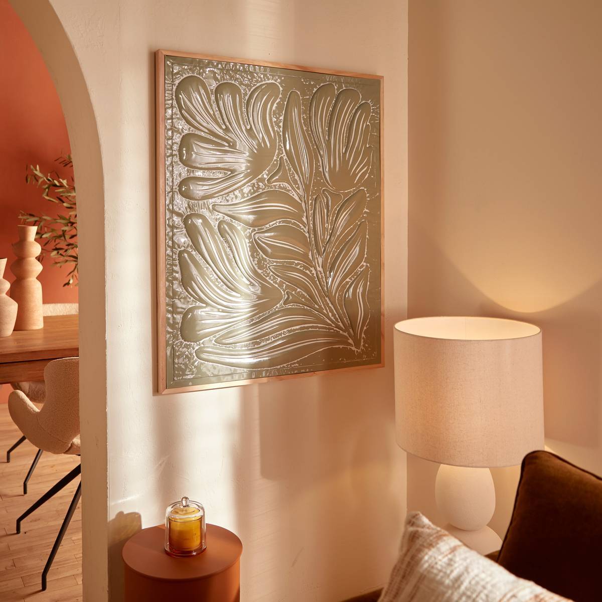 Décoration murale Lia 77x98cm beige