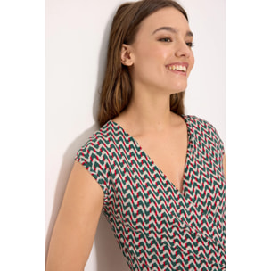 Vestito corto Verde