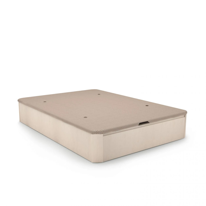 Canapé con cajón frontal con zapatero 135x190 cm en artic Luxury Premium 3D Artic
