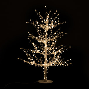 J-Line décoration Arbre Nu Perlés - métal - blanc - small - LED