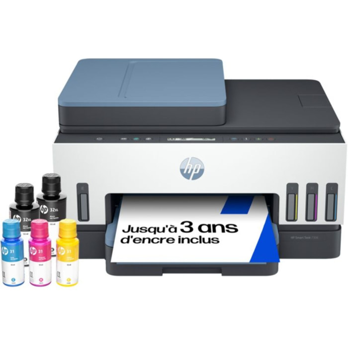 Imprimante jet d'encre HP Smart Tank 7306