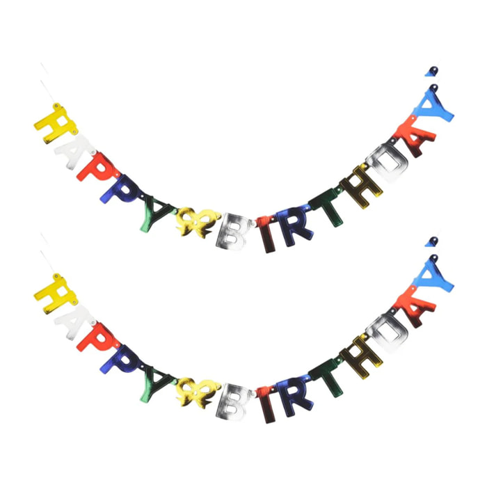 Lot de 2 bandeaux anniversaire Fackelmann Rio party