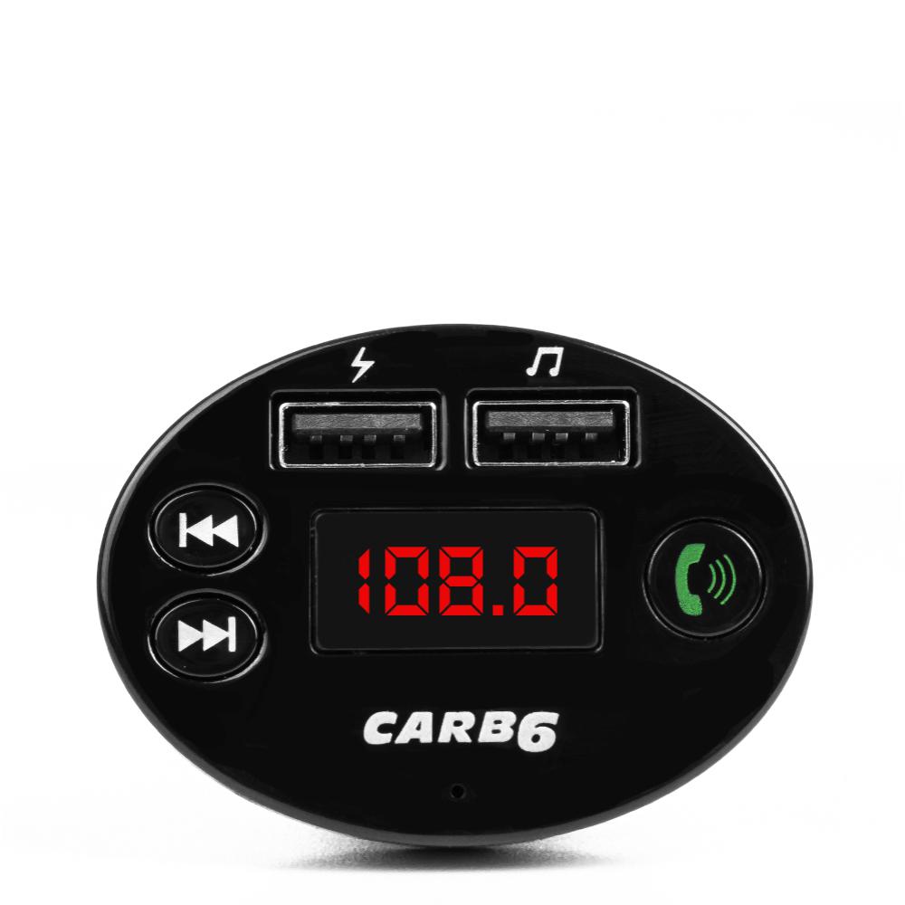 Manos libres Bluetooth CARB6 para coche con transmisor FM