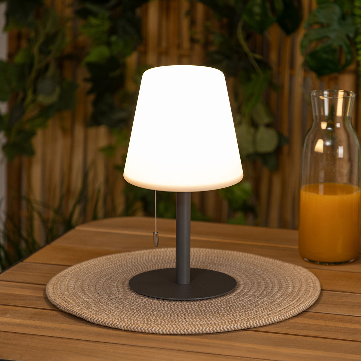 Lampe extérieure "Zack" H30cm gris foncé