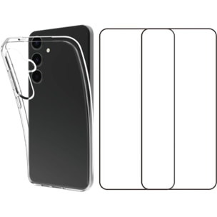 Pack ESSENTIELB Samsung S24+ Coque + verre trempé