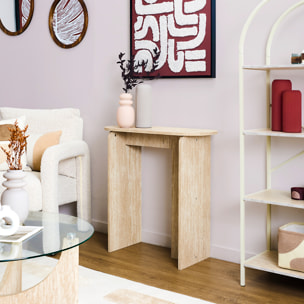 Console Pietra Effet Pierre Travertin