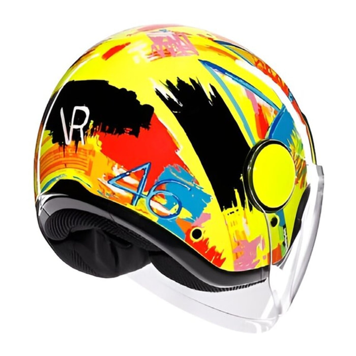 CASCO AGV ETERES E2206 ROSSI WINTER TEST 2019