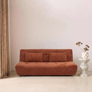 Banquette convertible tissu chenille 3 places KLIK