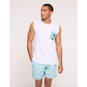 Camiseta Tirantes Blanco - Satiro