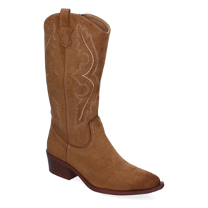 Bota de Mujer Estilo Cowboy con Detalles Elegantes y Comodidad para el Día a Día, Perfectas para Salidas Informales o Eventos Especiales, Diseño Clásico que Aporta un Toque Chic