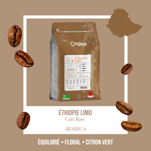 Café Rare Bio - Moka Limu - Moulu Filtre 250g
