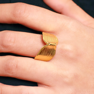 Anello a Fascia Satinato Marquise