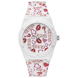 Reloj Guess W0979L19 Mujer Analogico Cuarzo con Correa de Caucho