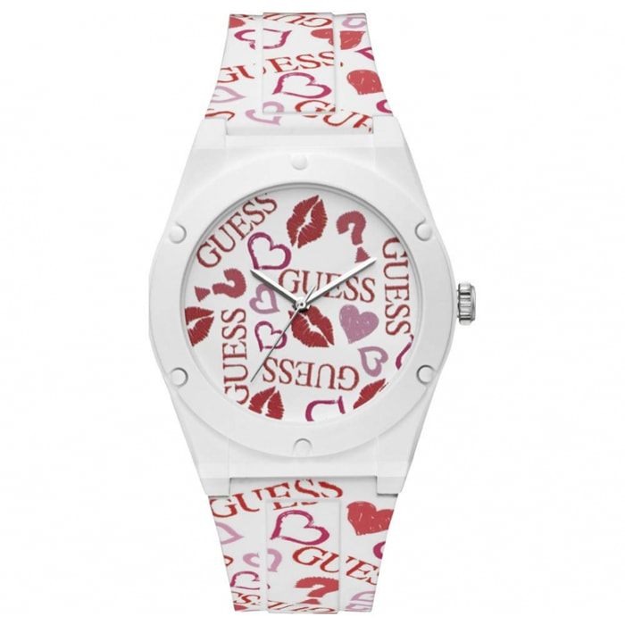 Reloj Guess W0979L19 Mujer Analogico Cuarzo con Correa de Caucho