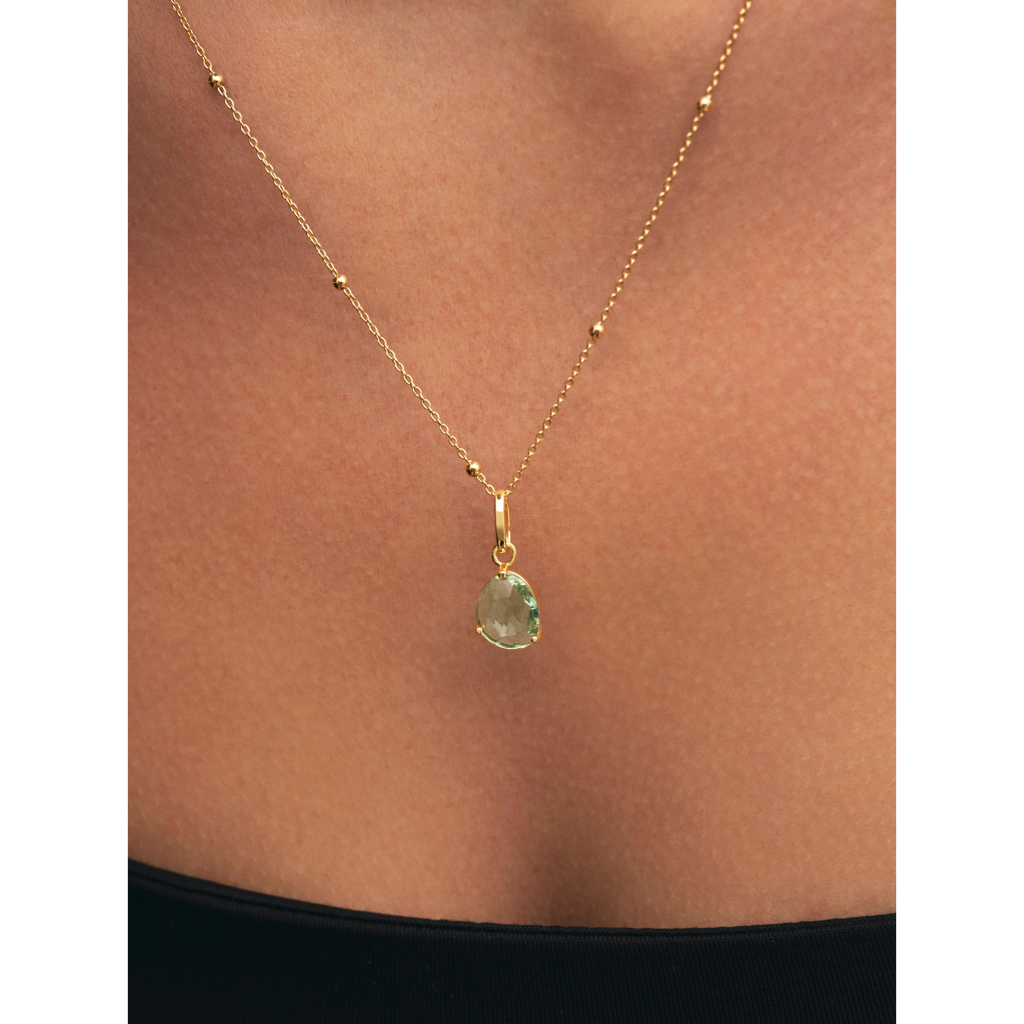Charm Birthstones Baño Oro
