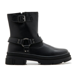 Botas Moteras Bajas Negras