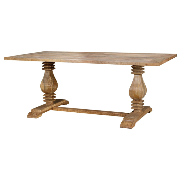 Mesa de comedor - madera de mango - 200x100x77cm