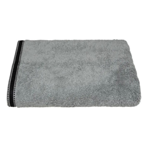 Drap de bain "Joia" coton gris ardoise 100x150cm