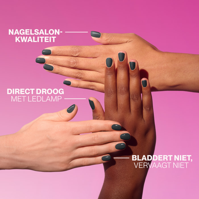 Vernis semi-permanent - 169 Smoked Grey - 15 ml