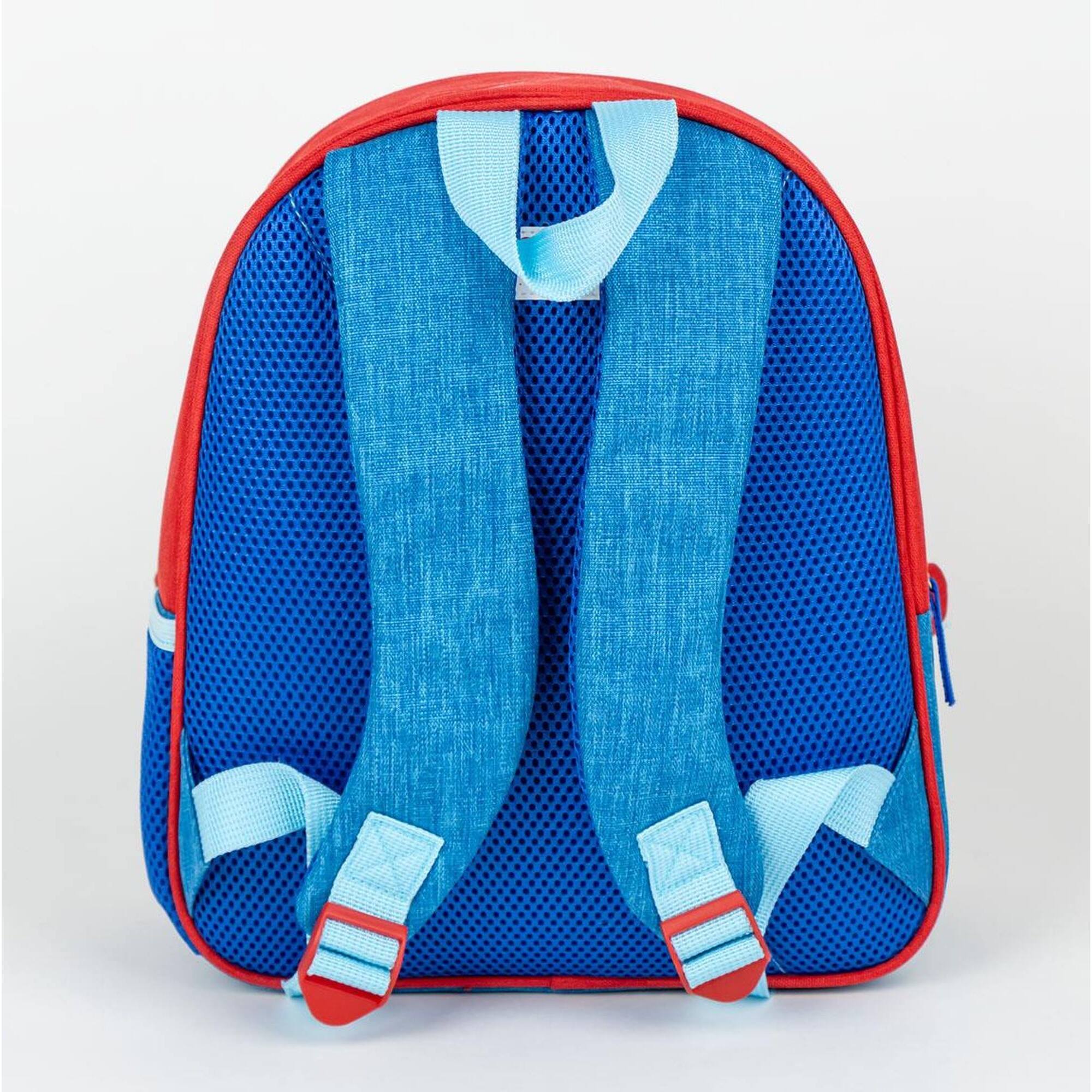 Mochila infantil escolar spidey, unisex niños, rojo, pequeña