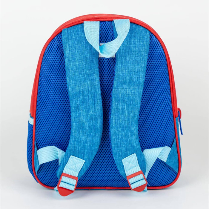 Mochila infantil escolar spidey, unisex niños, rojo, pequeña