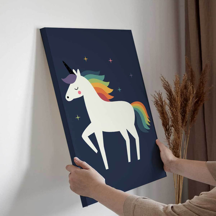 Tableau étoilée colorée Toile imprimée
