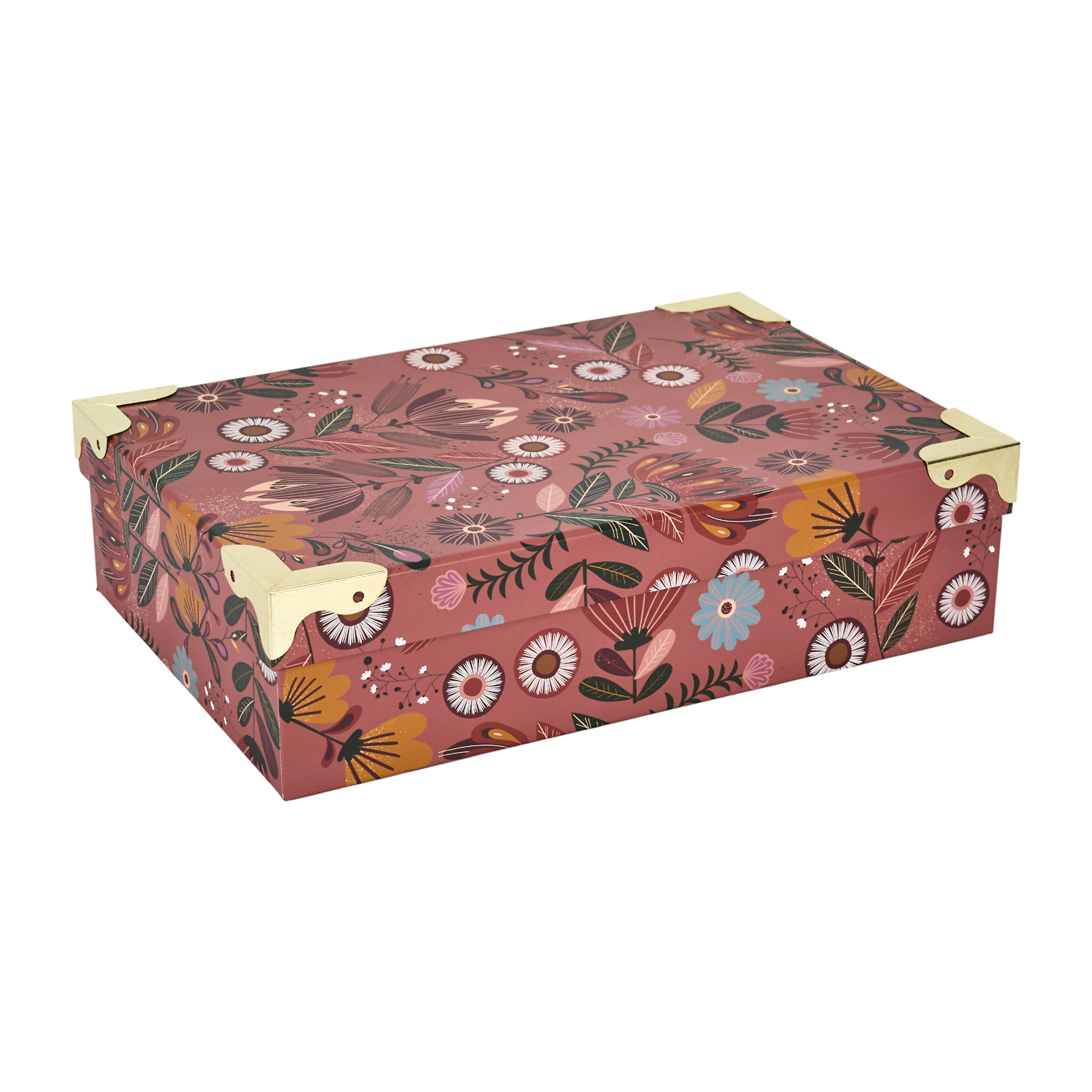 Lot de 6 Boîtes de Rangement - HOME DECO FACTORY - Pratiques - Chic - Multicolore
