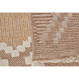 Tulum - Tapis jute motif traditionnelle