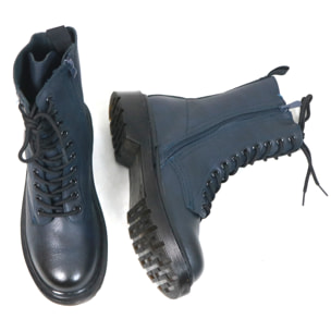 ANFIBIO ALTO CON ZIP BLU