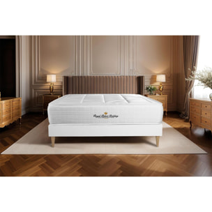 Ensemble 1p - Matelas Ressorts ensachés et mémoire de forme -  Maxi Epaisseur : 26cm - Confort : Équilibré - Windsor