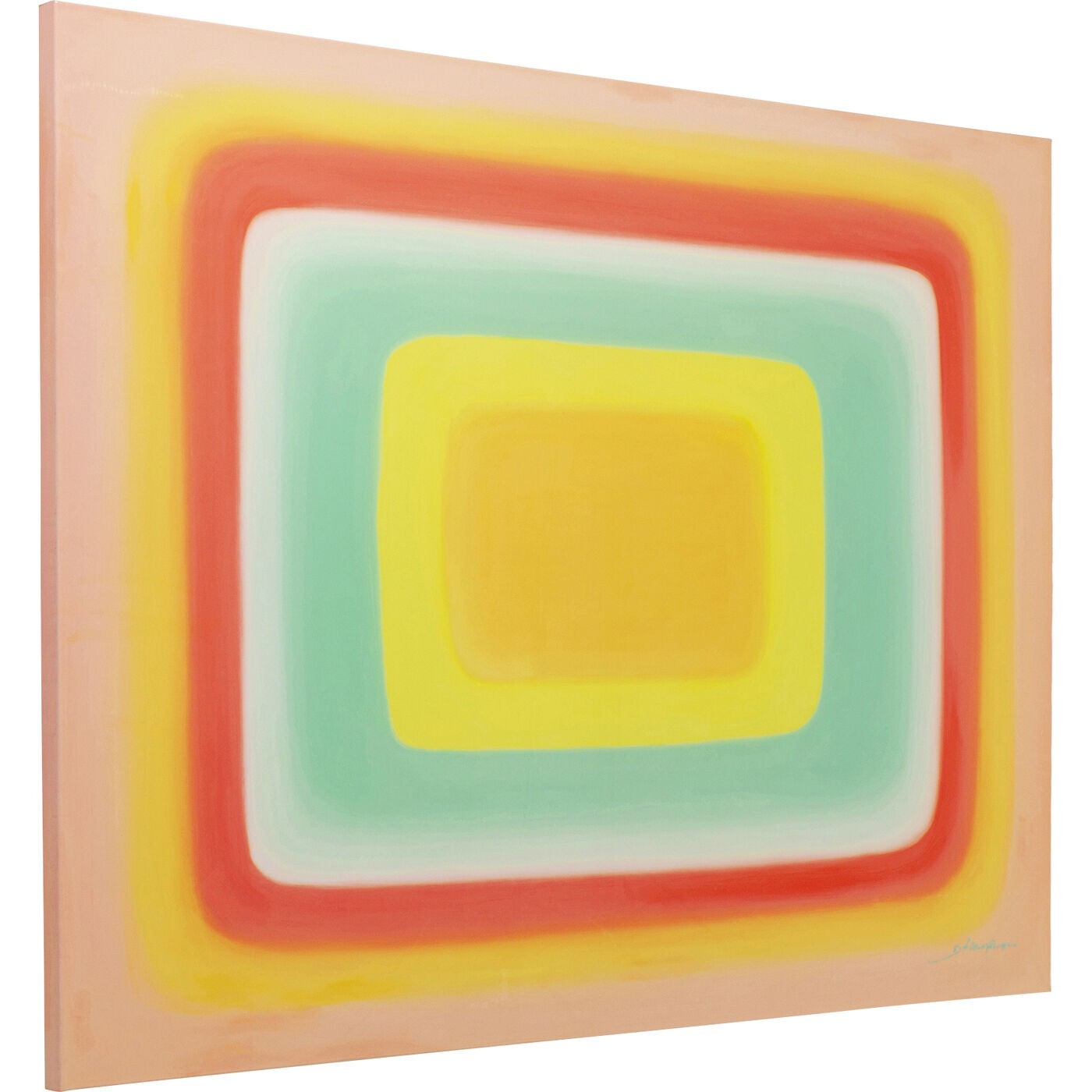 Tableau Tendency 160x120cm jaune Kare Design