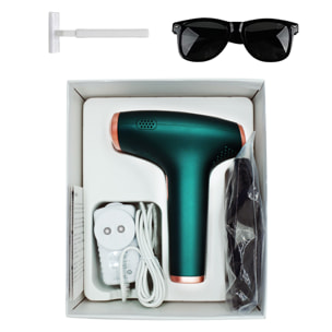 TS6 Depilatore IPL a luce pulsata con schermo display e protezione blackout.