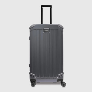Piquadro Hardside 4 wheel suitcase in trunk shape, small