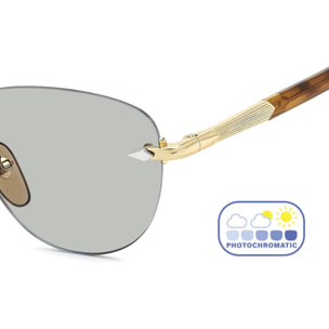Gafas de Sol David Beckham DB 1224/S T5U Fotocromáticas de Metal Hombre 51 mm