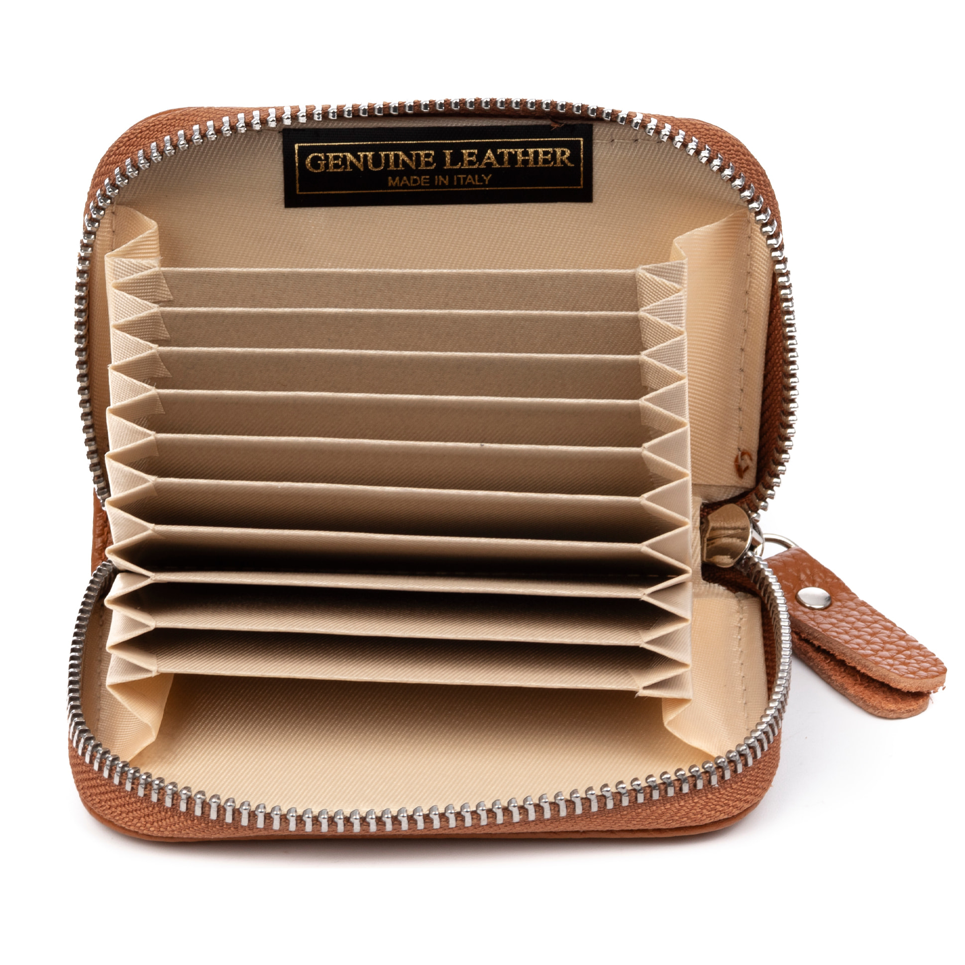 Balocco cartera tarjetero mujer. Piel auténtica Dollaro.