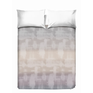 Copriletto di cotone arcobaleno beige