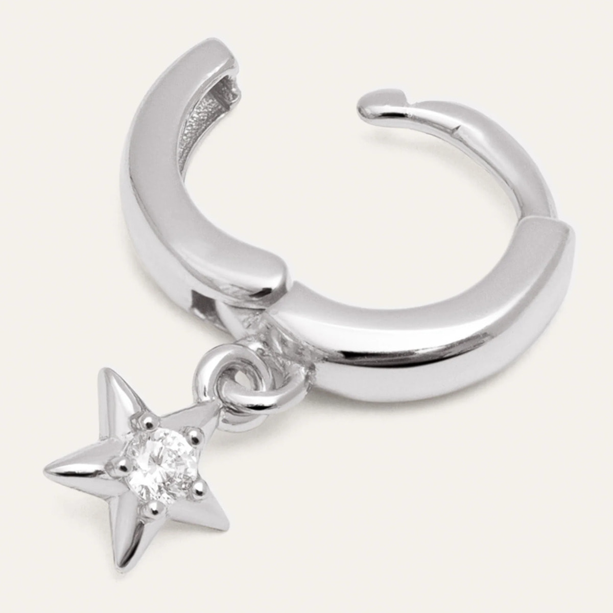 Pendiente Suelto Aro Dance Star