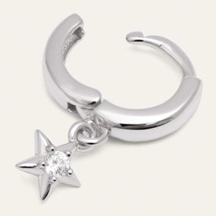 Pendiente Suelto Aro Dance Star