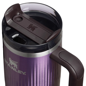 Borraccia Termica Con Cannuccia - 0,89L - QUENCHER® H2.0 FLUTED TUMBLER - Wisteria-Shine