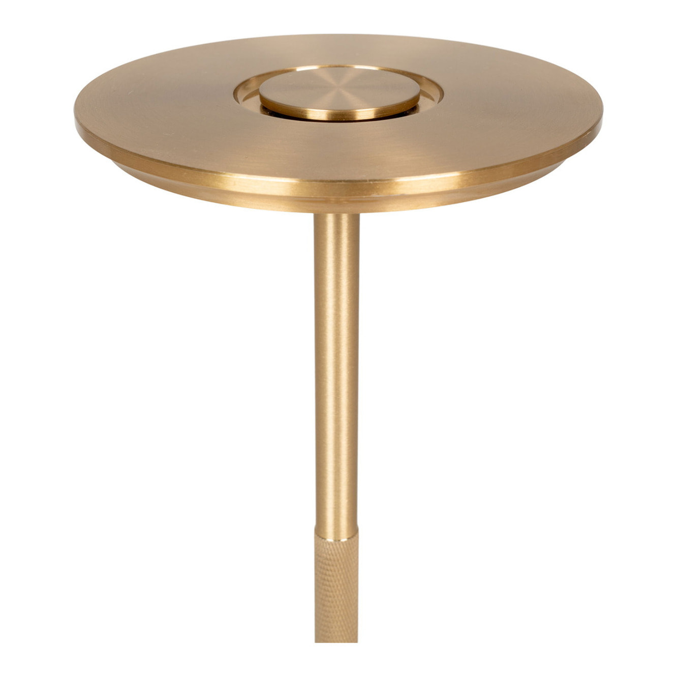 Lampada da tavolo Lyneham ricaricabile in alluminio ottone