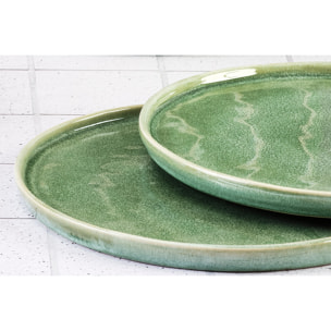 Assiette MAGMA Ø27cm - 6 pièces - Menthe