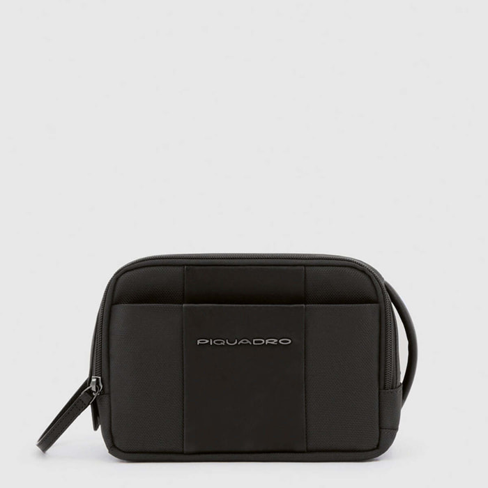 Piquadro Beauty case uomo in tessuto riciclato