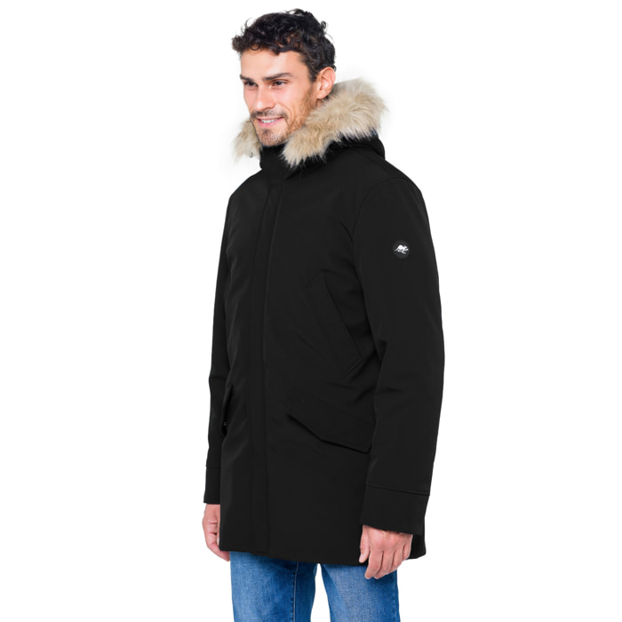 Chaqueta Hot Buttered Revelstoke acolchada con capucha Negro