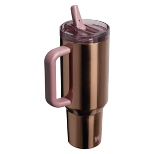 Borraccia Termica Con Cannuccia - 1,18L - QUENCHER® PROTOUR FLIP STRAW TUMBLER - Polished Rose Gold