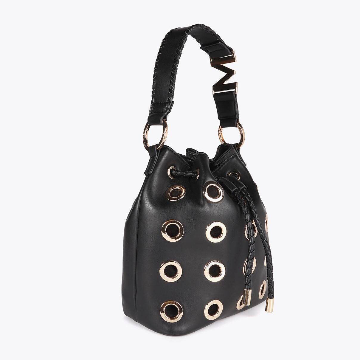 Borsa con Occhielli Metallici Circolari