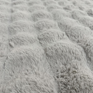 Tapis shaggy, faux uni sobre, poil long shaggy moelleux