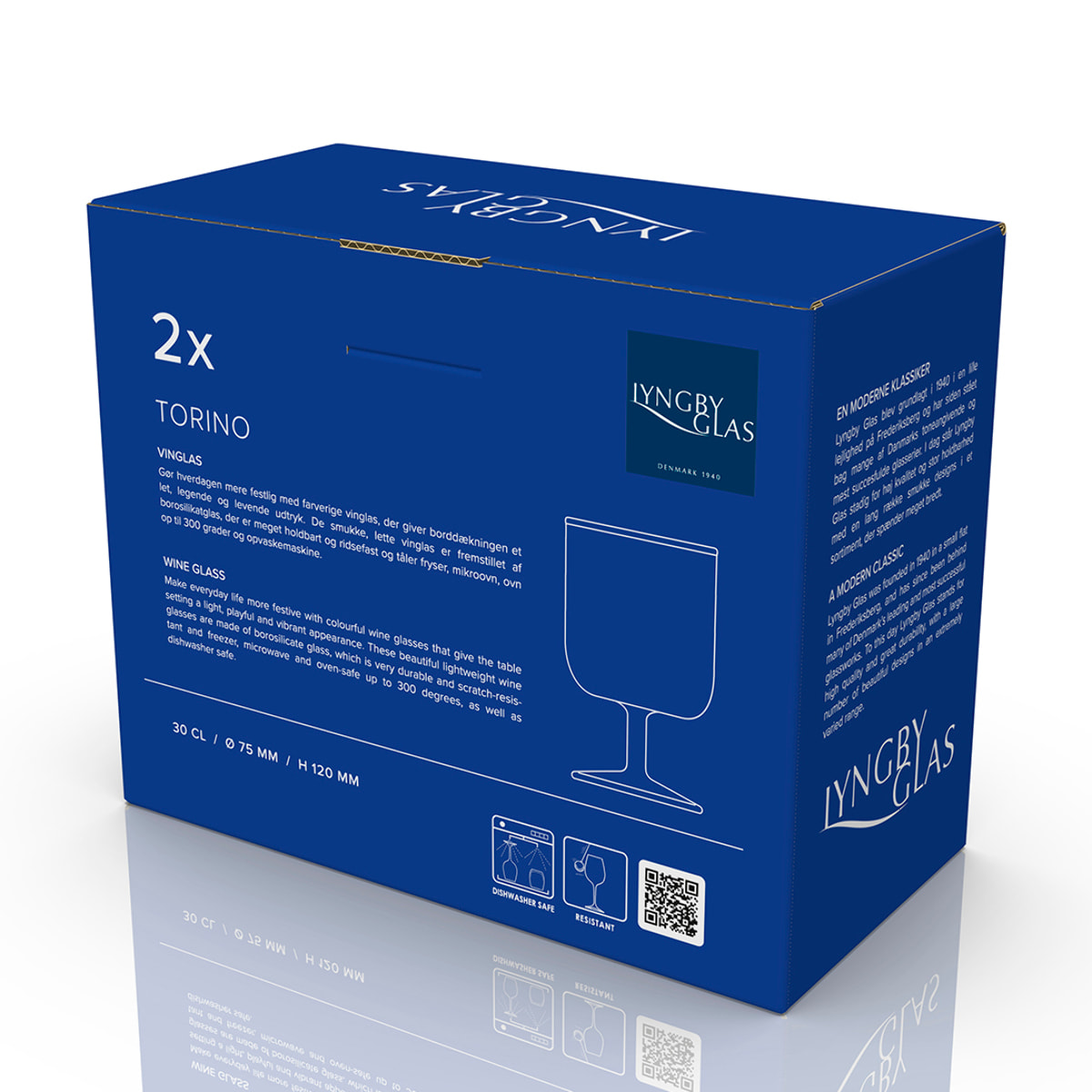 Set de 2 verres à vin Torino 30cl